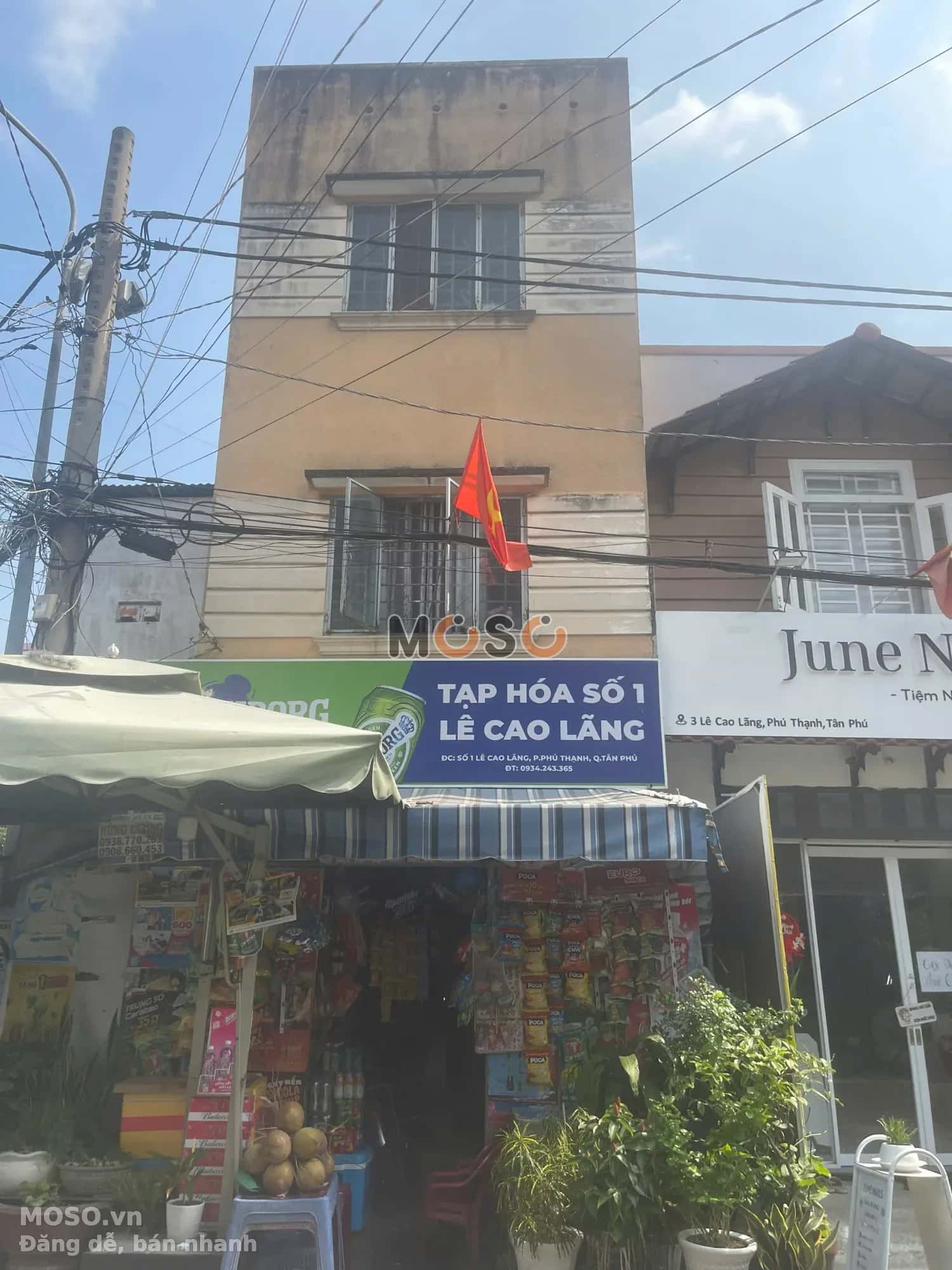 Bán nhà mặt tiền Lê Cao Lãng Quận Tân Phú, TP.HCM – 3 phòng ngủ, giá 2.8 tỷ - ảnh 1
