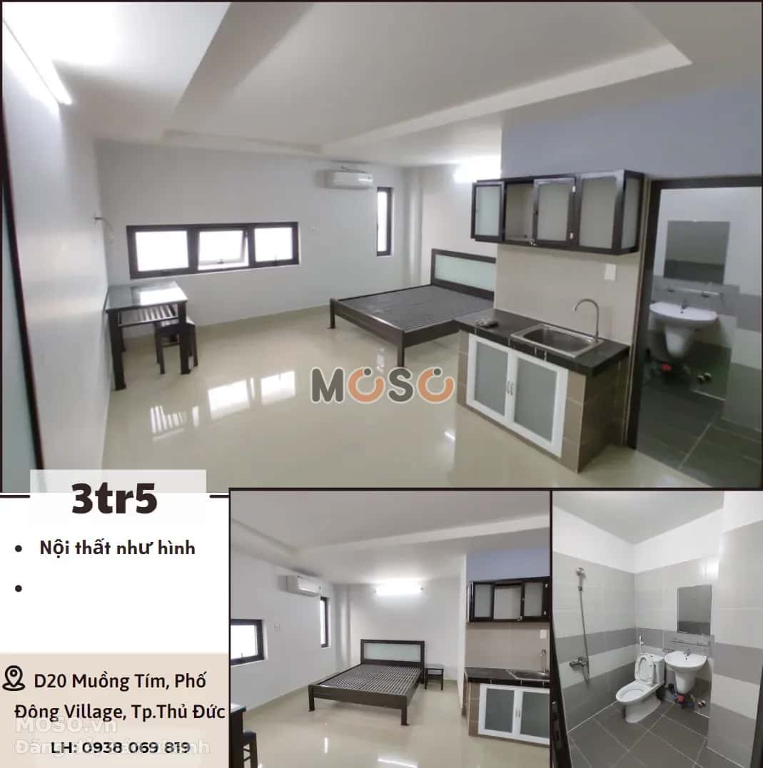 Cho thuê căn hộ chung cư Muồng Tím Cát Lái, TP.HCM – giá 3.5 triệu - ảnh 1