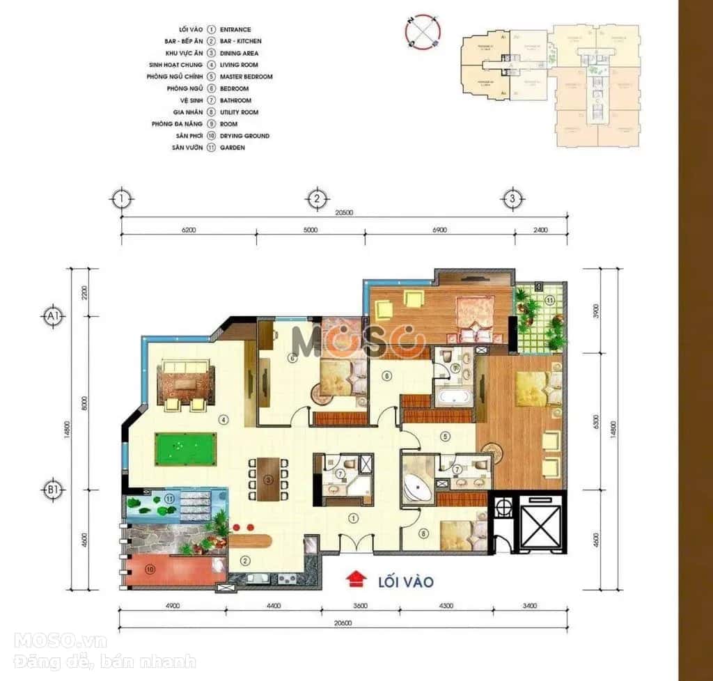 Cho thuê căn hộ chung cư Phan Huy Ích Quận Tân Bình, TP.HCM – 3 phòng ngủ, giá 23 triệu - ảnh 8