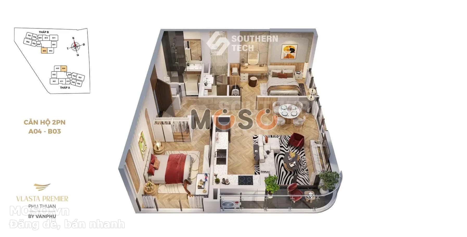 Bán căn hộ chung cư Đào trí Quận 7, TP.HCM – 2 phòng ngủ, giá 7 tỷ - ảnh 3