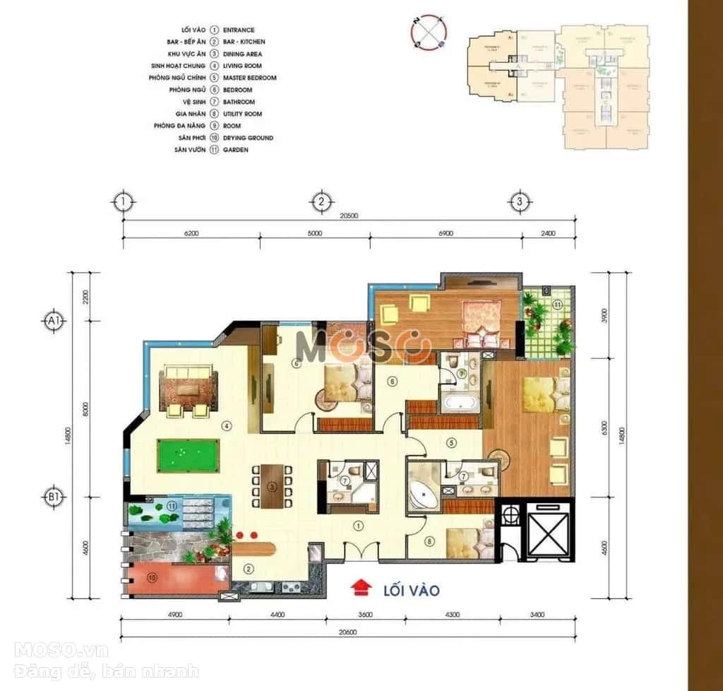 Cho thuê căn hộ chung cư Đường Trần Thị Trọng Quận Tân Bình, TP.HCM – 3 phòng ngủ, giá 16 triệu - ảnh 8