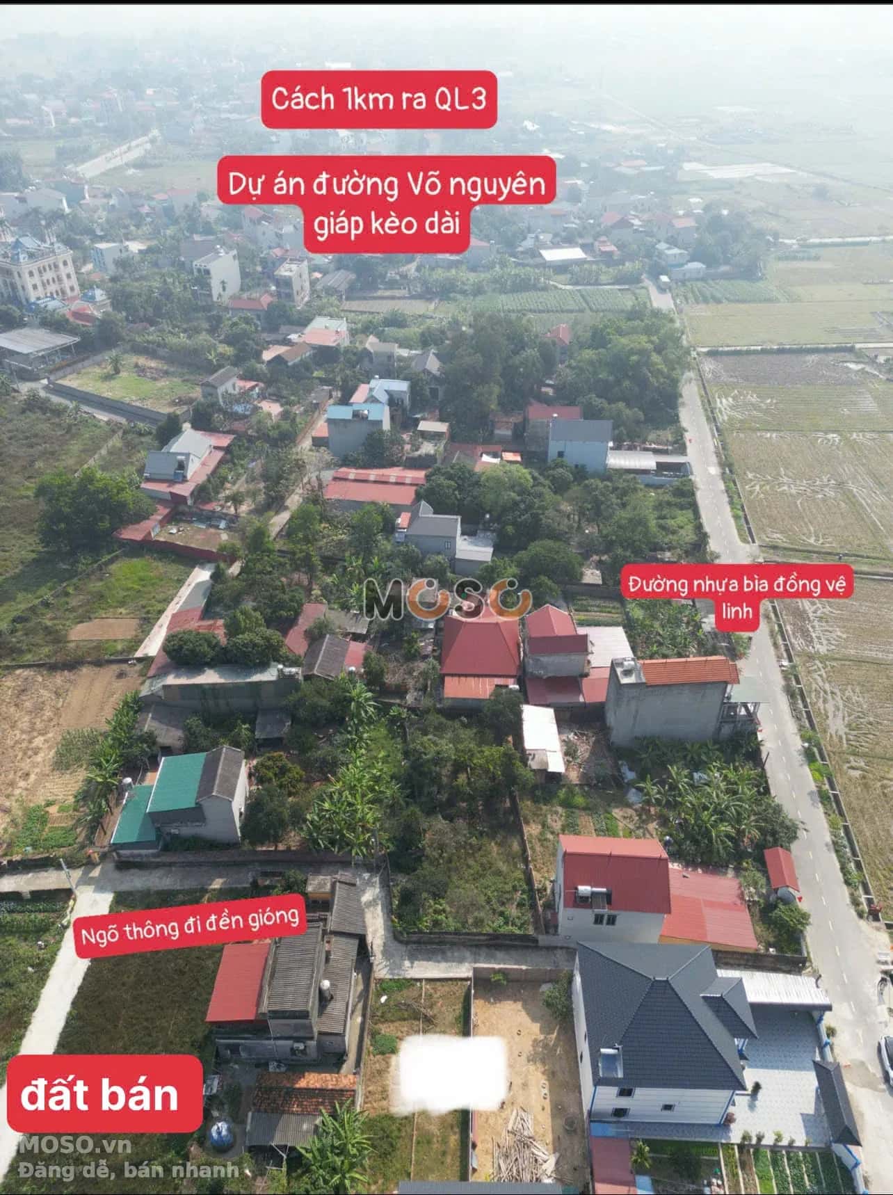 Bán đất thôn Vệ Linh Huyện Sóc Sơn, TP. Hà Nội – giá 2.5 tỷ - ảnh 5