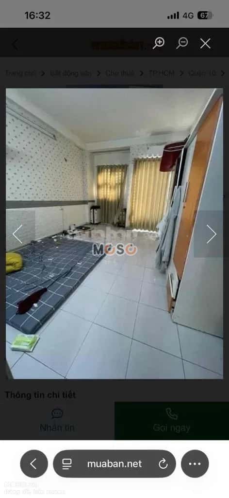 Cho thuê nhà hẻm Đường Lý Thái Tổ Quận 10, TP.HCM – 3 phòng ngủ, giá 17.5 triệu - ảnh 3