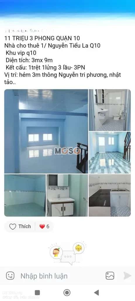 Cho thuê nhà hẻm Nguyễn Tiểu La Quận 10, Ho Chi Minh – 3 phòng ngủ, giá 11 triệu - ảnh 8
