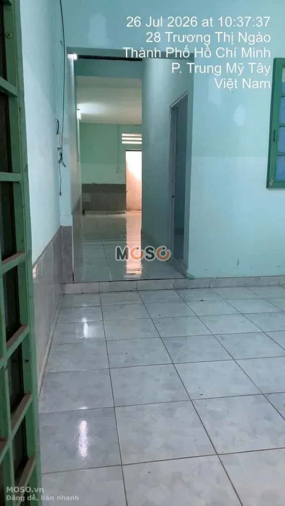 Cho thuê nhà hẻm Đường Trương Thị Ngào Quận 12, TP.HCM – 2 phòng ngủ, giá 6.5 triệu - ảnh 1