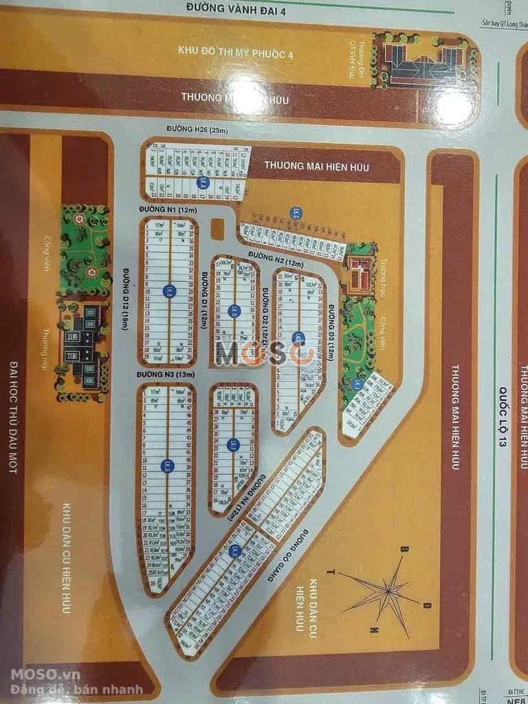 Bán đất đường D12 Thành phố Bến Cát, Bình Dương – giá 1.3 tỷ - ảnh 4