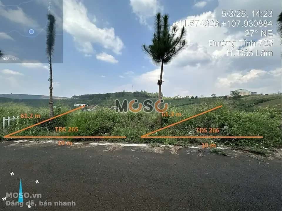 Bán đất Huyện Bảo Lâm, Lâm Đồng – giá 581 triệu - ảnh 1