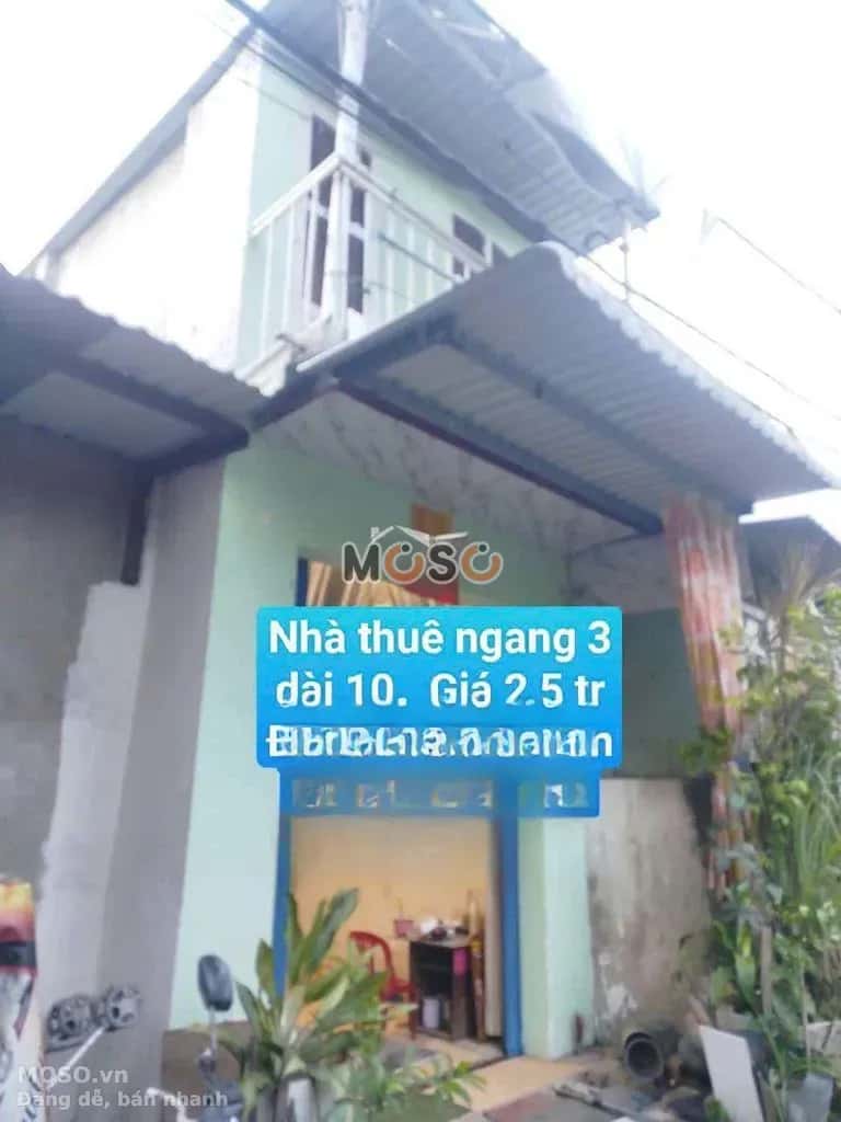 Cho thuê nhà hẻm Đường Võ Văn Vân Huyện Bình Chánh, TP.HCM – 2 phòng ngủ, giá 2.5 triệu - ảnh 1