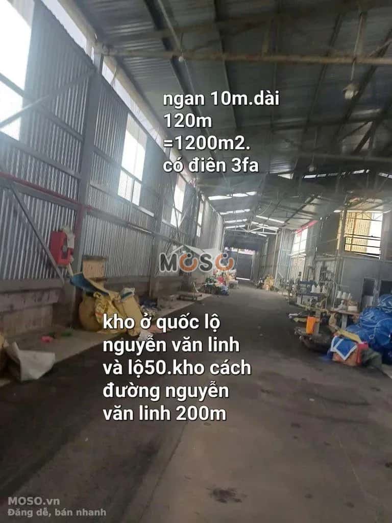 Cho thuê kho, nhà xưởng Quốc lộ 50 Huyện Bình Chánh, TP.HCM – giá 90 triệu - ảnh 2