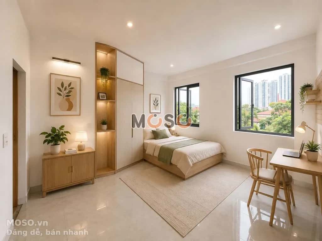 Cho thuê căn hộ chung cư Đường Trần Cung Nghĩa Đô, Hà Nội – 2 phòng ngủ, giá 6 triệu - ảnh 1