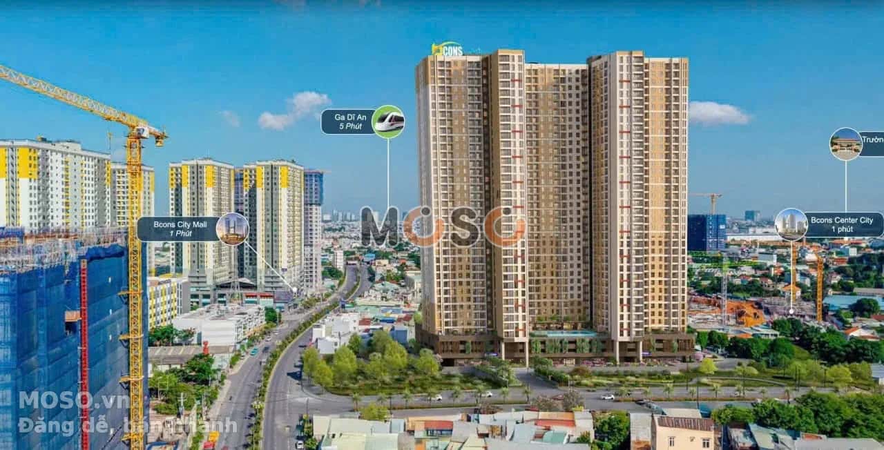 Bán căn hộ chung cư Bà Huyện Thanh Quan Thành phố Dĩ An, Bình Dương – 2 phòng ngủ, giá 2.5 tỷ - ảnh 1