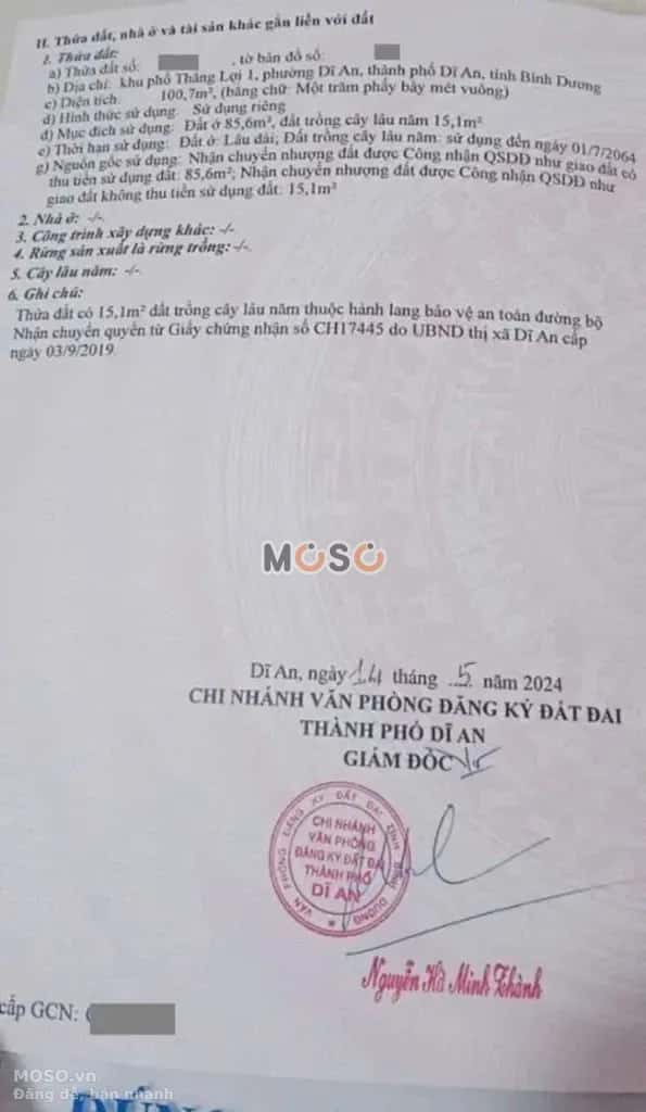 Bán đất Đường Xóm Ga Dĩ An, TP.HCM – giá 4.1 tỷ - ảnh 5