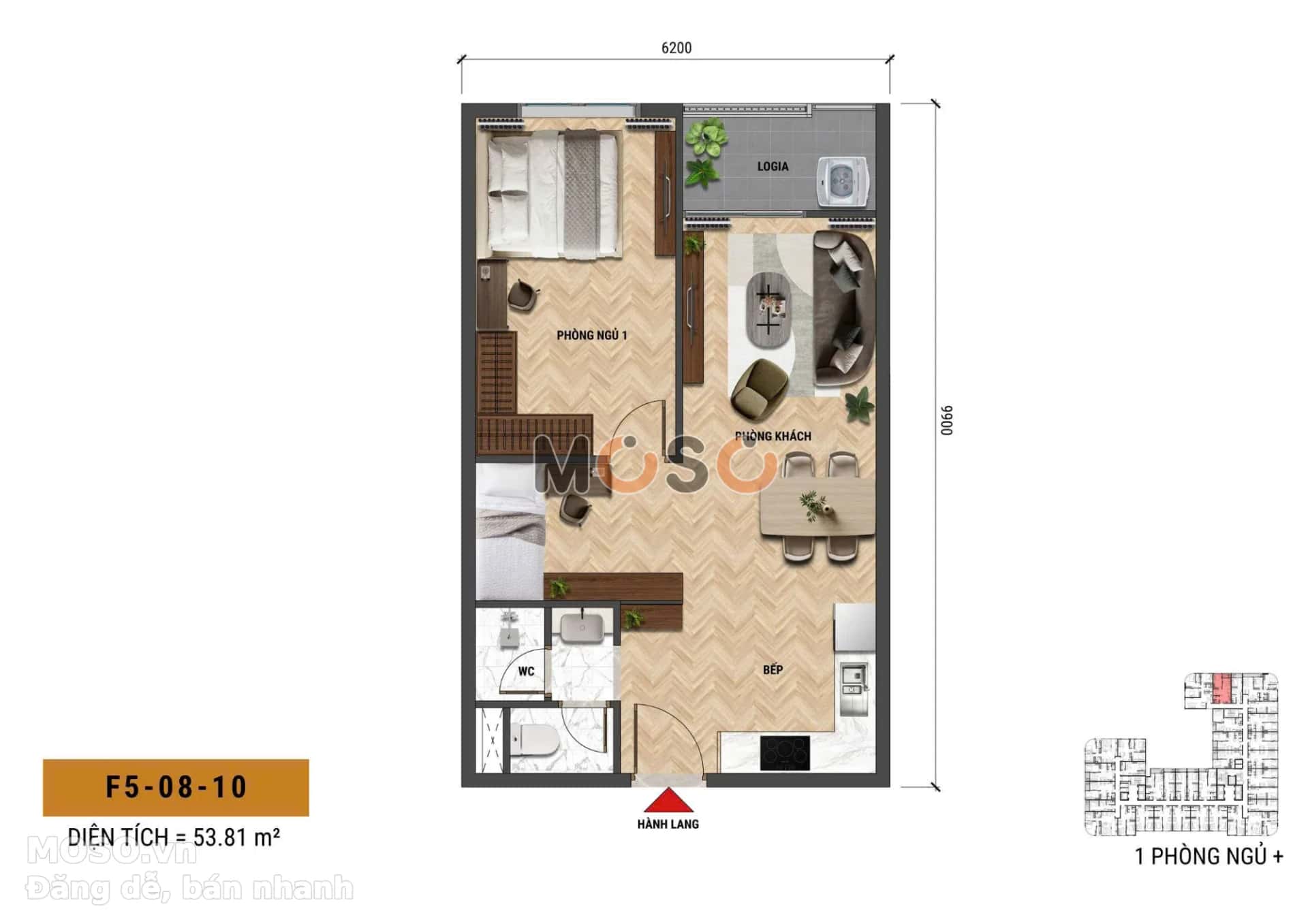 Bán căn hộ chung cư Minh Mạng Quận Cẩm Lệ, TP. Đà Nẵng – 2 phòng ngủ, giá 2.8 tỷ - ảnh 5