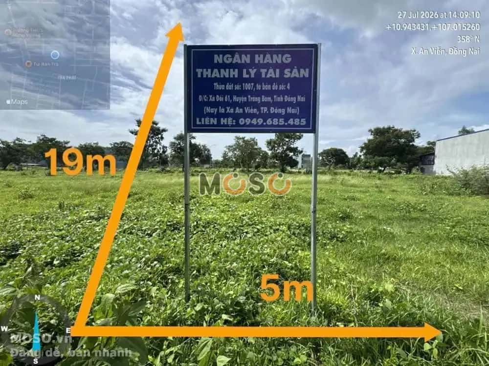 Bán đất D1 Huyện Trảng Bom, Đồng Nai – giá 1 tỷ - ảnh 1