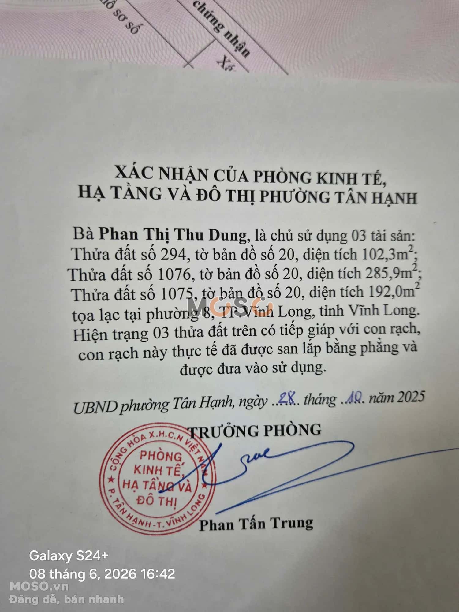 Bán đất Đinh Tiên Hoàng Thành phố Vĩnh Long, Vĩnh Long – giá 5 tỷ - ảnh 5