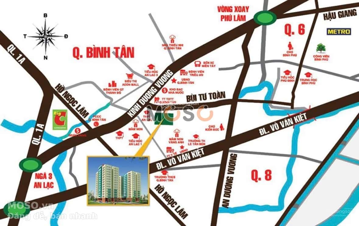 Bán căn hộ chung cư 28 Bùi Tư Toàn Quận Bình Tân, TP.HCM – 3 phòng ngủ, giá 3 tỷ - ảnh 10