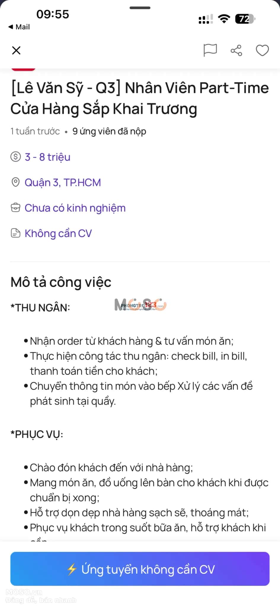 Cho thuê phòng trọ Đường Lê Văn Sỹ Nhiêu Lộc, TP.HCM – 1 phòng ngủ, giá 4.5 triệu - ảnh 7