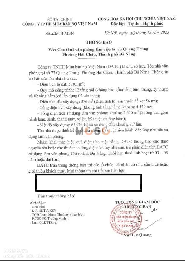 Cho thuê văn phòng Quang Trung Hải Châu, Đà Nẵng – giá 94 tỷ - ảnh 5