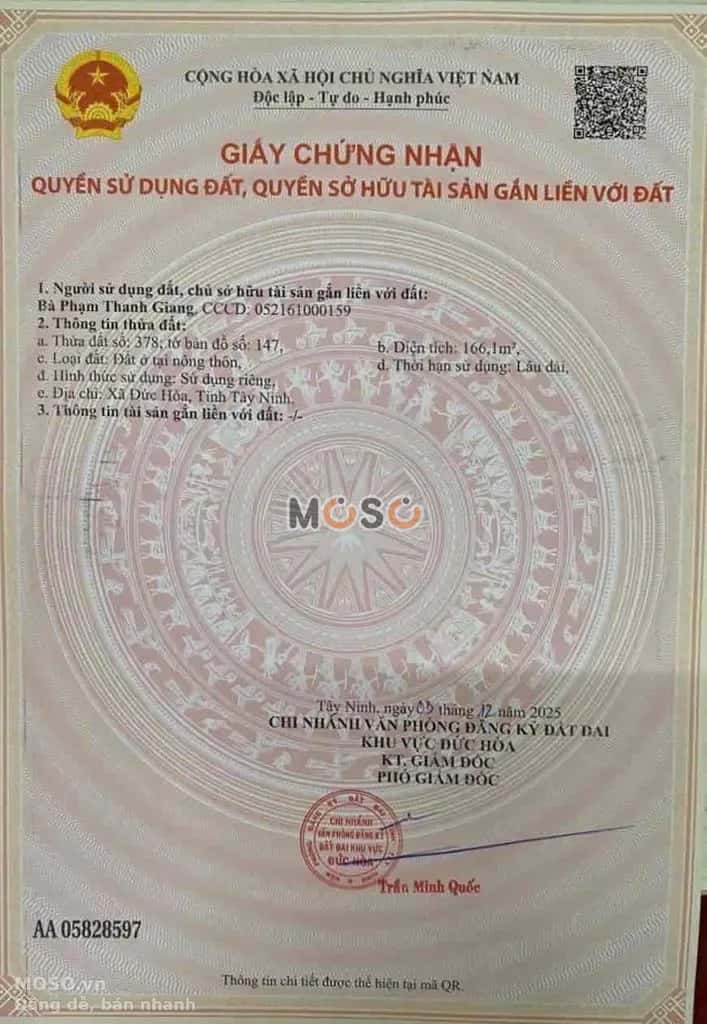 Bán đất Đường Số 7 Đức Hòa, Tây Ninh – giá 3.3 tỷ - ảnh 3