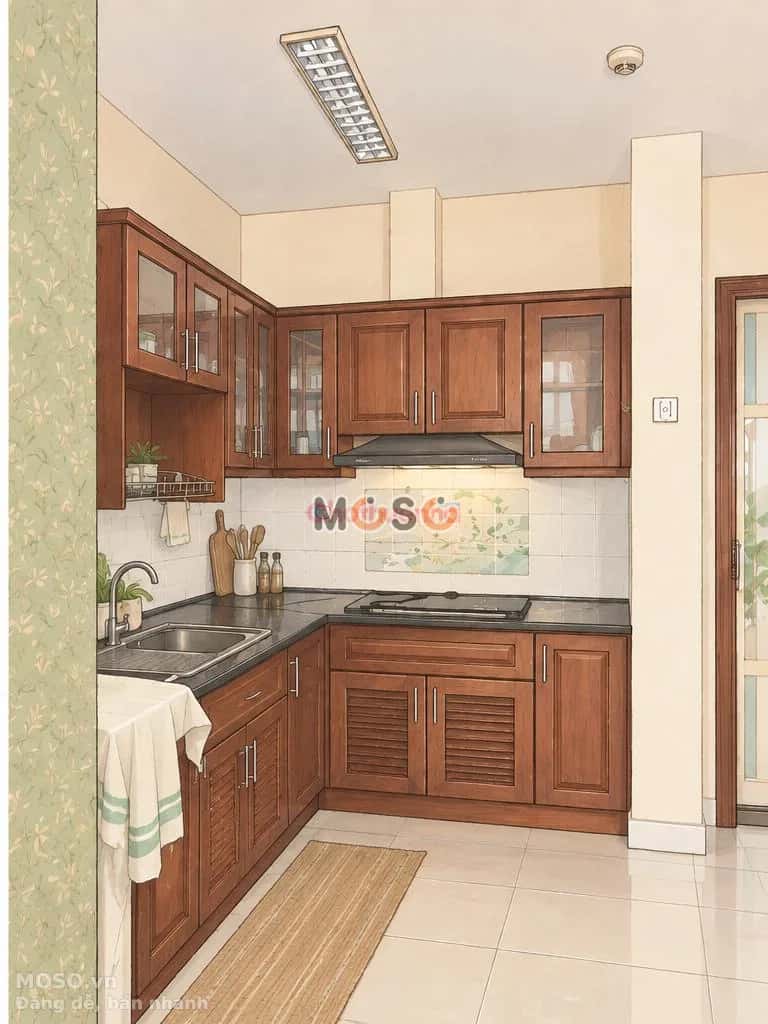 Cho thuê căn hộ chung cư Huỳnh Tấn Phát Quận 7, TP.HCM – 2 phòng ngủ, giá 8 triệu - ảnh 3
