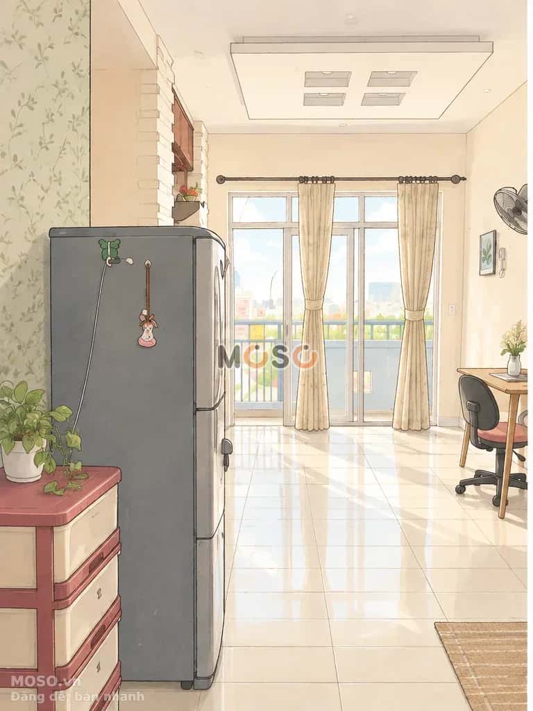 Cho thuê căn hộ chung cư Huỳnh Tấn Phát Quận 7, TP.HCM – 2 phòng ngủ, giá 8 triệu - ảnh 1
