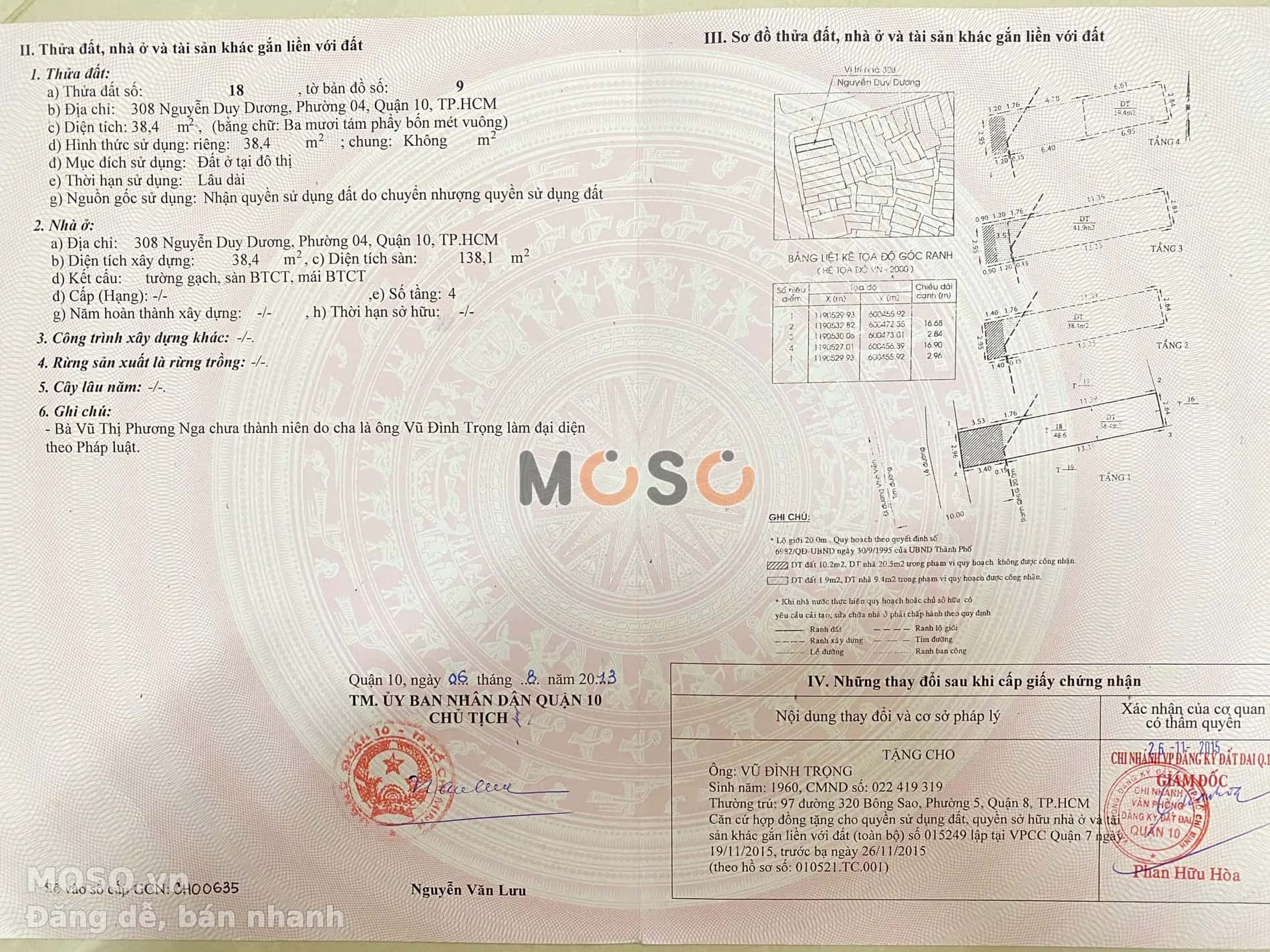 Bán nhà mặt tiền Nguyễn Duy Dương Quận 10, TP.HCM – giá 14.5 tỷ - ảnh 3