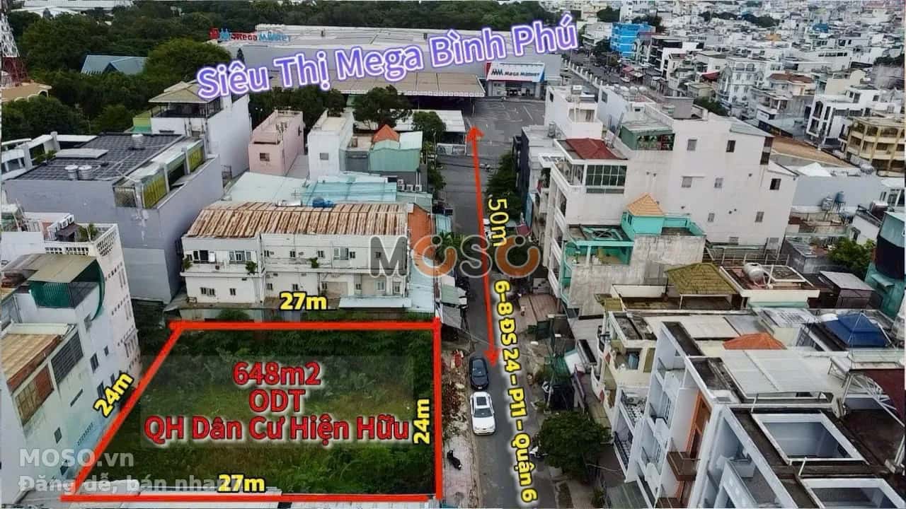 Bán nhà mặt tiền Đường Số 24 Quận 6, TP.HCM – giá 97 tỷ - ảnh 1