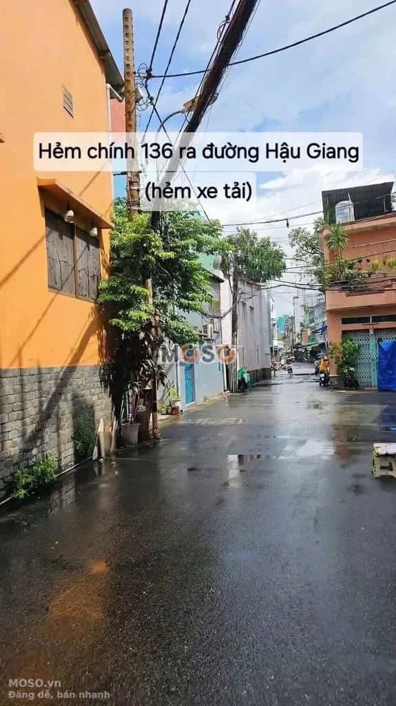 Cho thuê nhà hẻm Đường Hậu Giang Quận 6, TP.HCM – 3 phòng ngủ, giá 11 triệu - ảnh 4