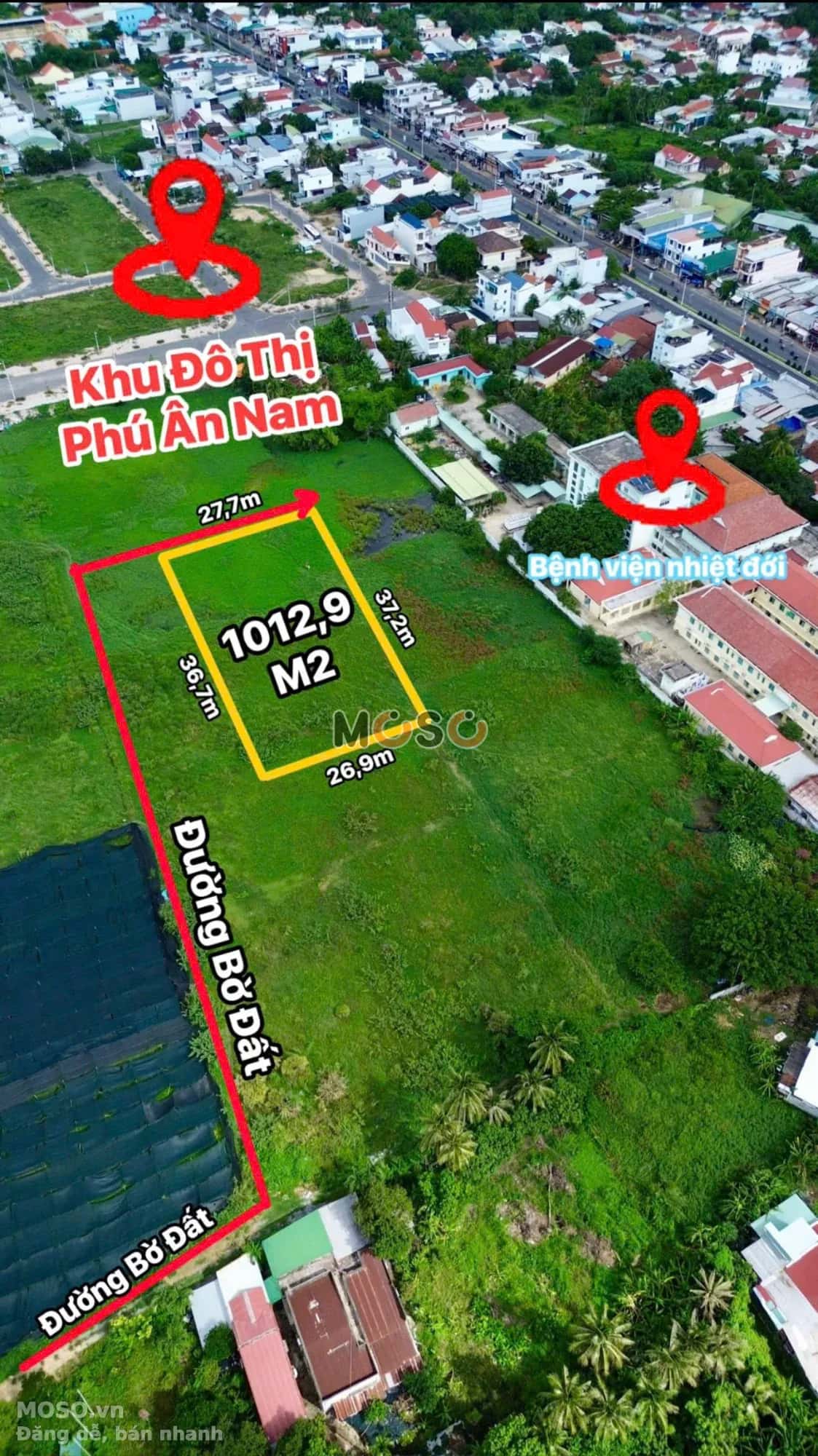Bán đất hẻm đường số 12 Huyện Diên Khánh, Khánh Hòa – giá 560 triệu - ảnh 1