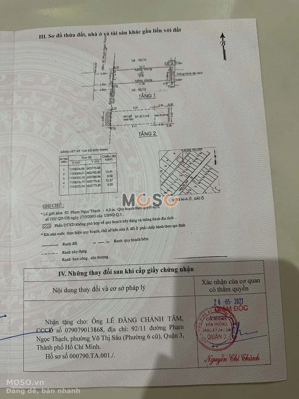 Bán nhà hẻm Phạm Ngọc Thạch Quận 3, TP.HCM – giá 10.2 tỷ - ảnh 2