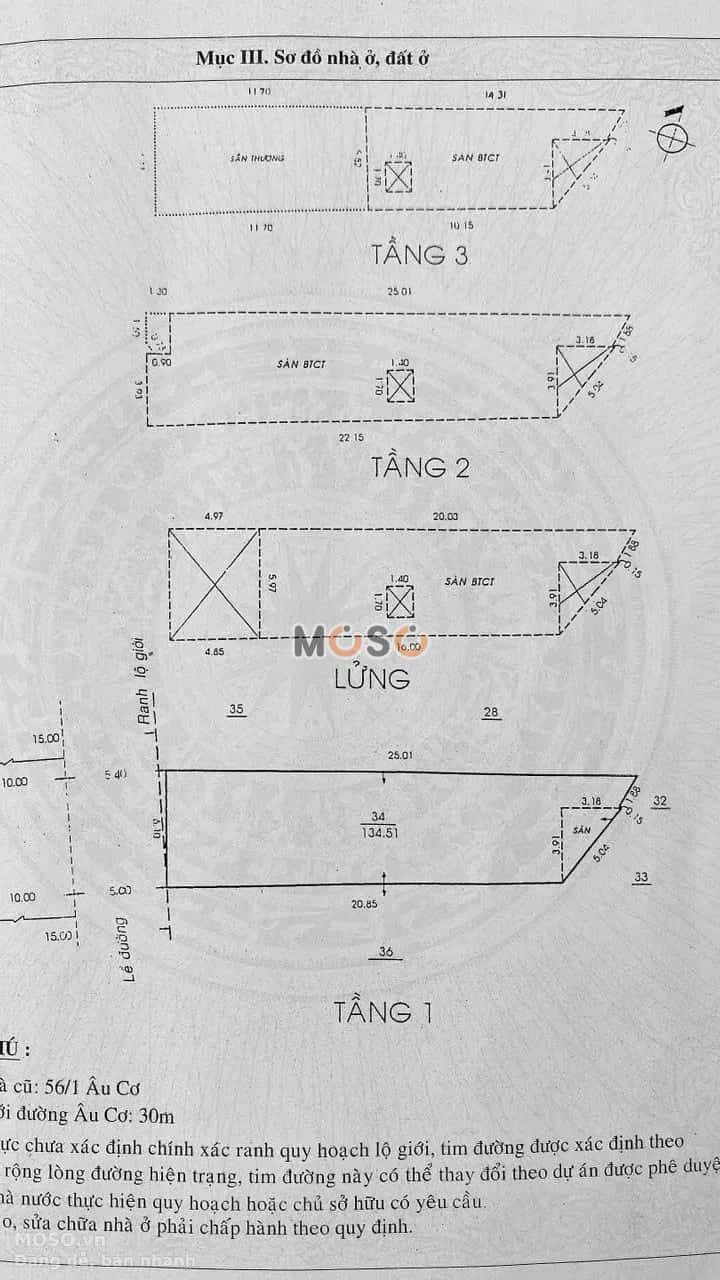 Bán nhà mặt tiền Âu Cơ Quận Tân Bình, TP.HCM – giá 49.5 tỷ - ảnh 2