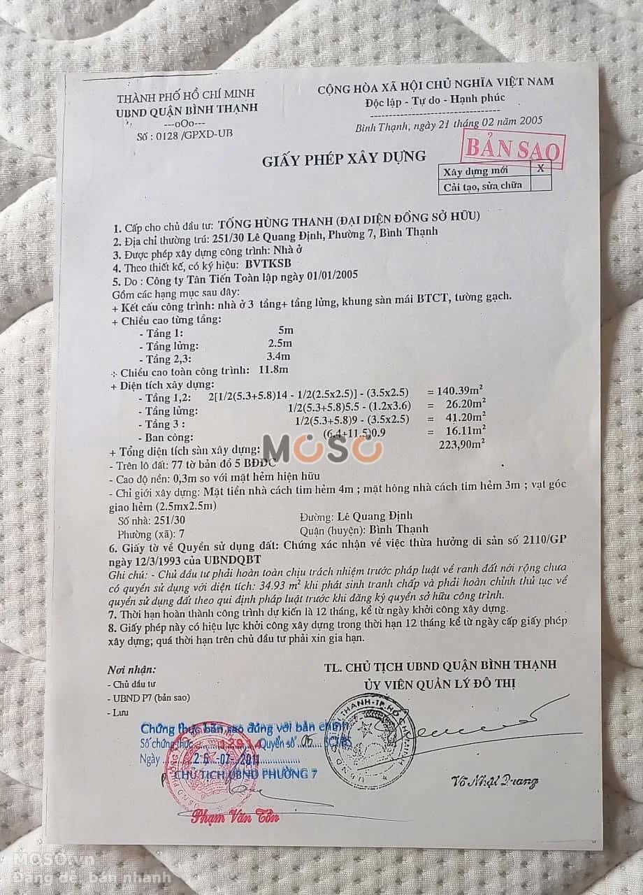 Bán nhà hẻm Lê Quang Định Quận Bình Thạnh, TP.HCM – giá 15.7 tỷ - ảnh 4