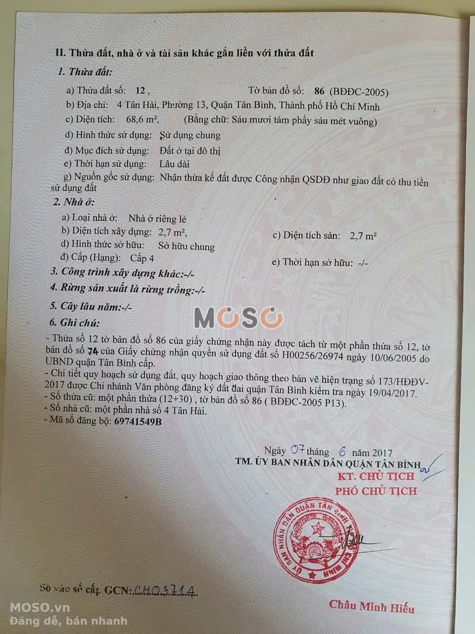 Bán nhà mặt tiền Tân Hải Quận Tân Bình, TP.HCM – giá 12.2 tỷ - ảnh 4