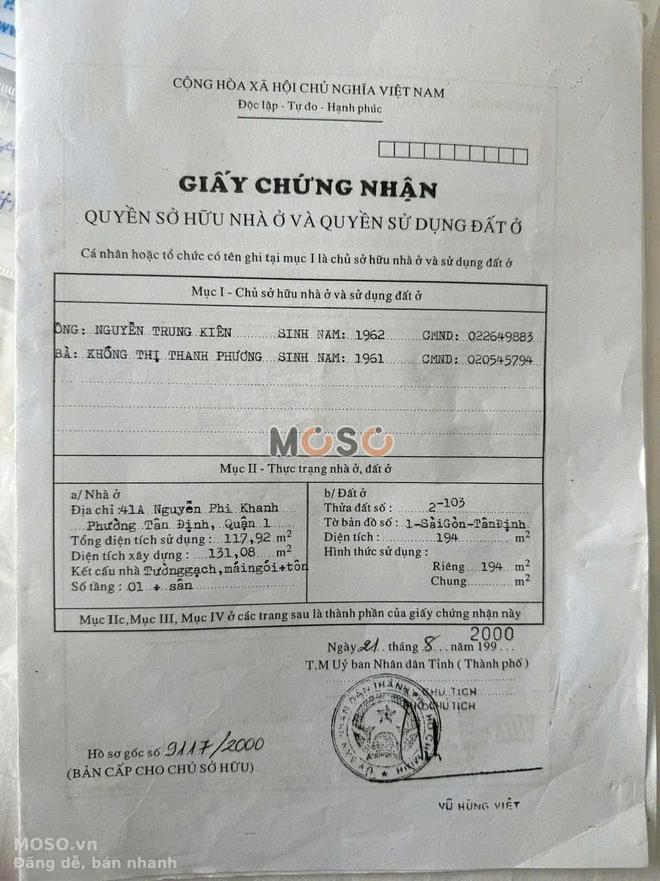 Bán nhà mặt tiền Nguyễn Phi Khanh Quận 1, TP.HCM – giá 110 tỷ - ảnh 4