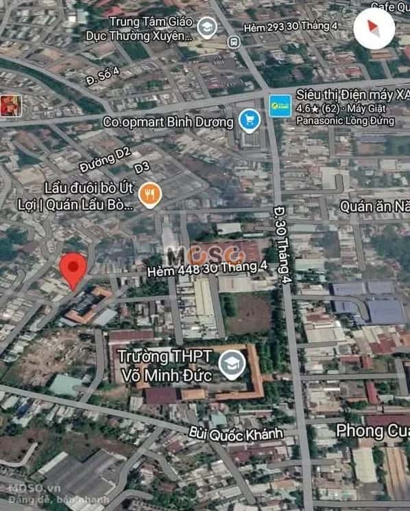 Bán đất hẻm 448 đường 30 Tháng 4 Thành phố Thủ Dầu Một, Bình Dương – giá 4.9 tỷ - ảnh 3
