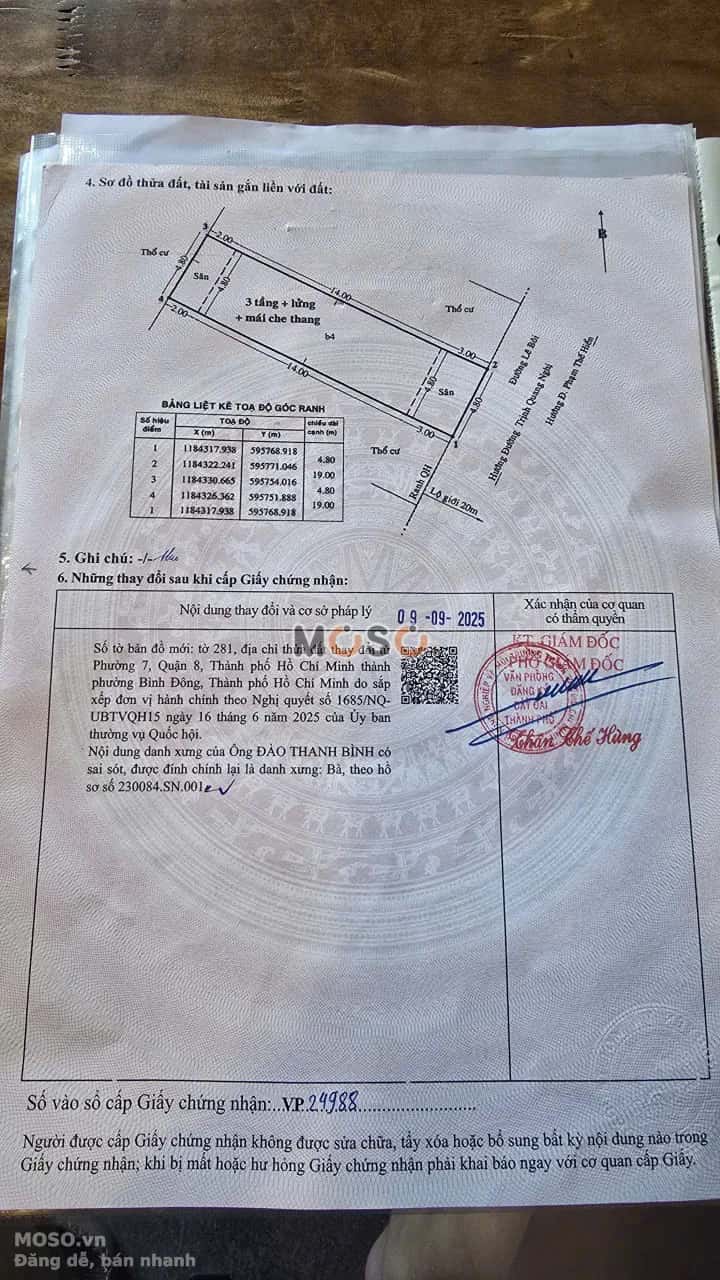 Bán nhà mặt tiền Lê Bôi Quận 8, TP.HCM – giá 10.5 tỷ - ảnh 3