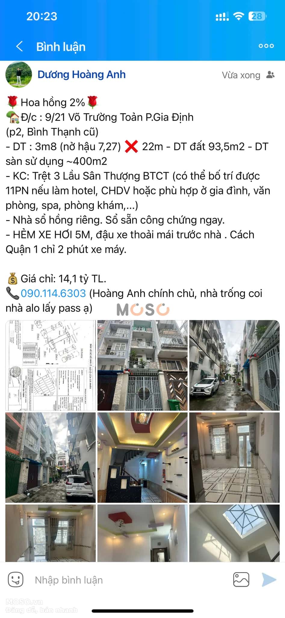 Bán nhà hẻm Võ Trường Toản Quận Bình Thạnh, TP.HCM – giá 14.1 tỷ - ảnh 5