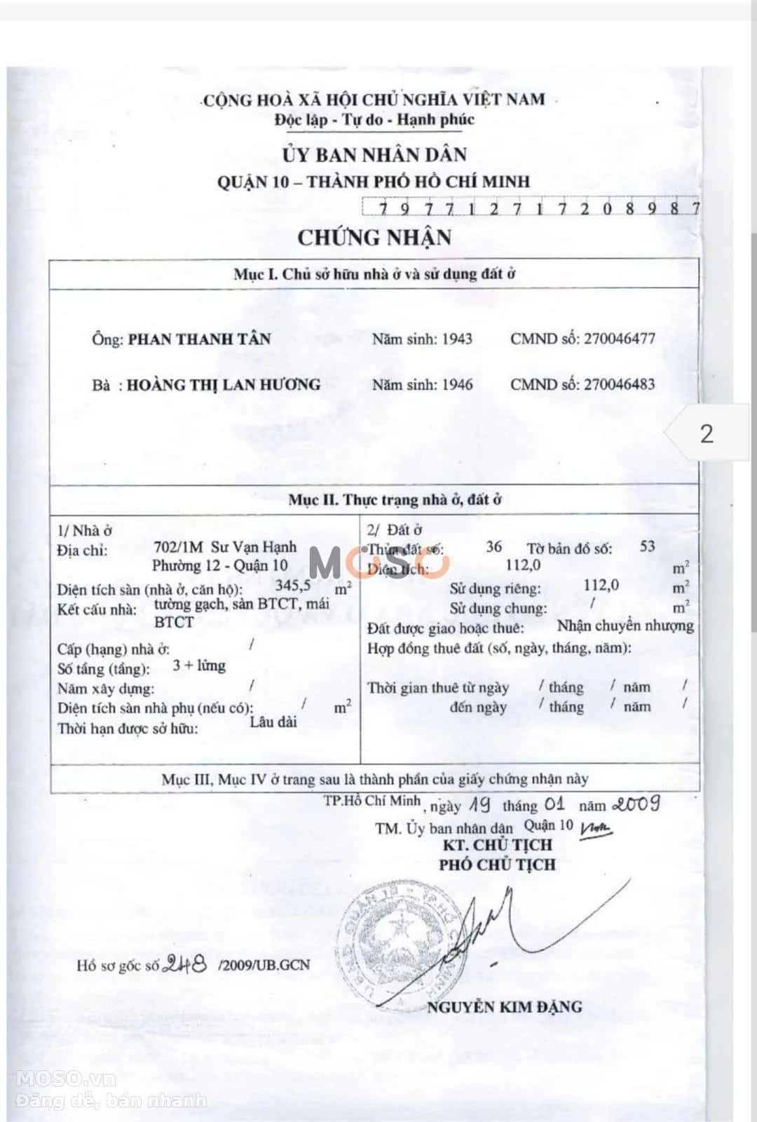Bán nhà hẻm Sư Vạn Hạnh Quận 10, TP.HCM – giá 35 tỷ - ảnh 2