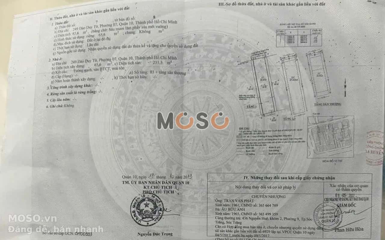 Bán nhà mặt tiền Đào Duy Từ Quận 10, TP.HCM – giá 25.8 tỷ - ảnh 1