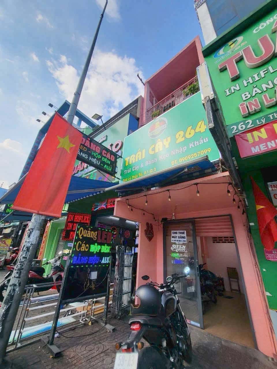 Bán nhà mặt tiền đường Lý Thái Tổ Quận 3, TP.HCM – 2 phòng ngủ, giá 5 tỷ