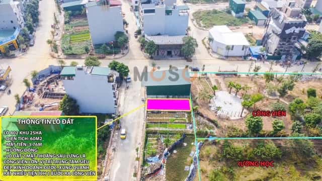 Đất 60 m² · Khu đất dịch vụ (khu25,2ha)