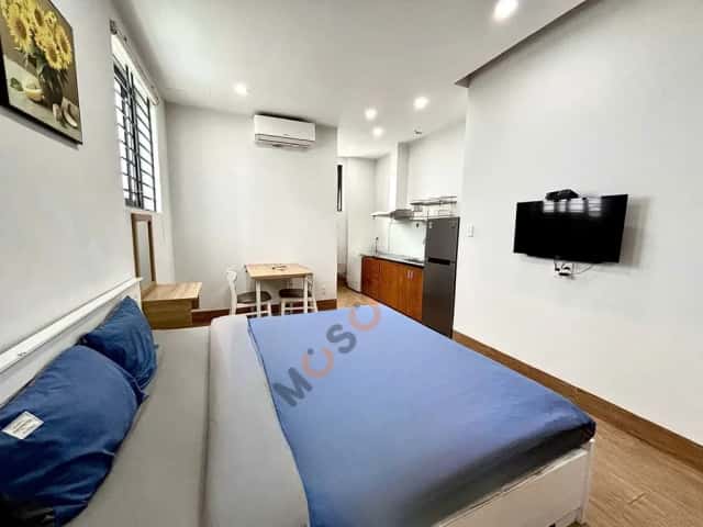 Serviced studio 35 m² · 1 bed · Tản Đà