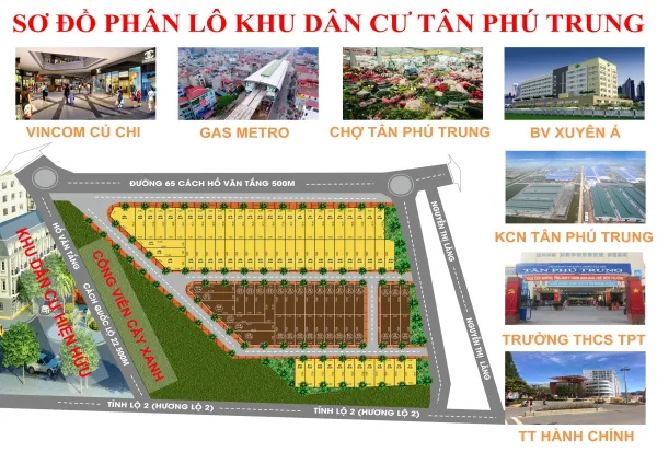 Đất nền khu dân cư Tân Phú Trung