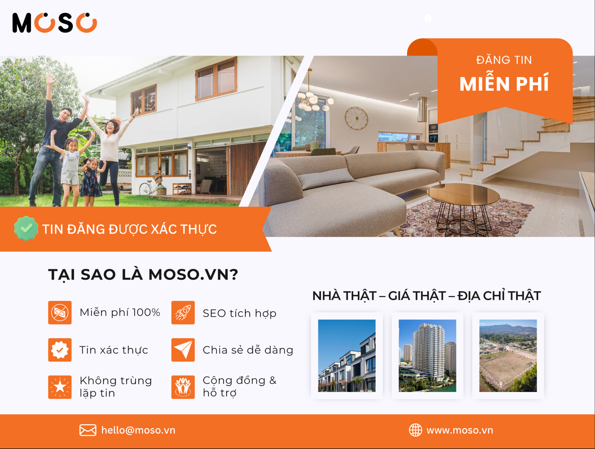 MOSO - Nền tảng công nghệ bất động sản minh bạch 