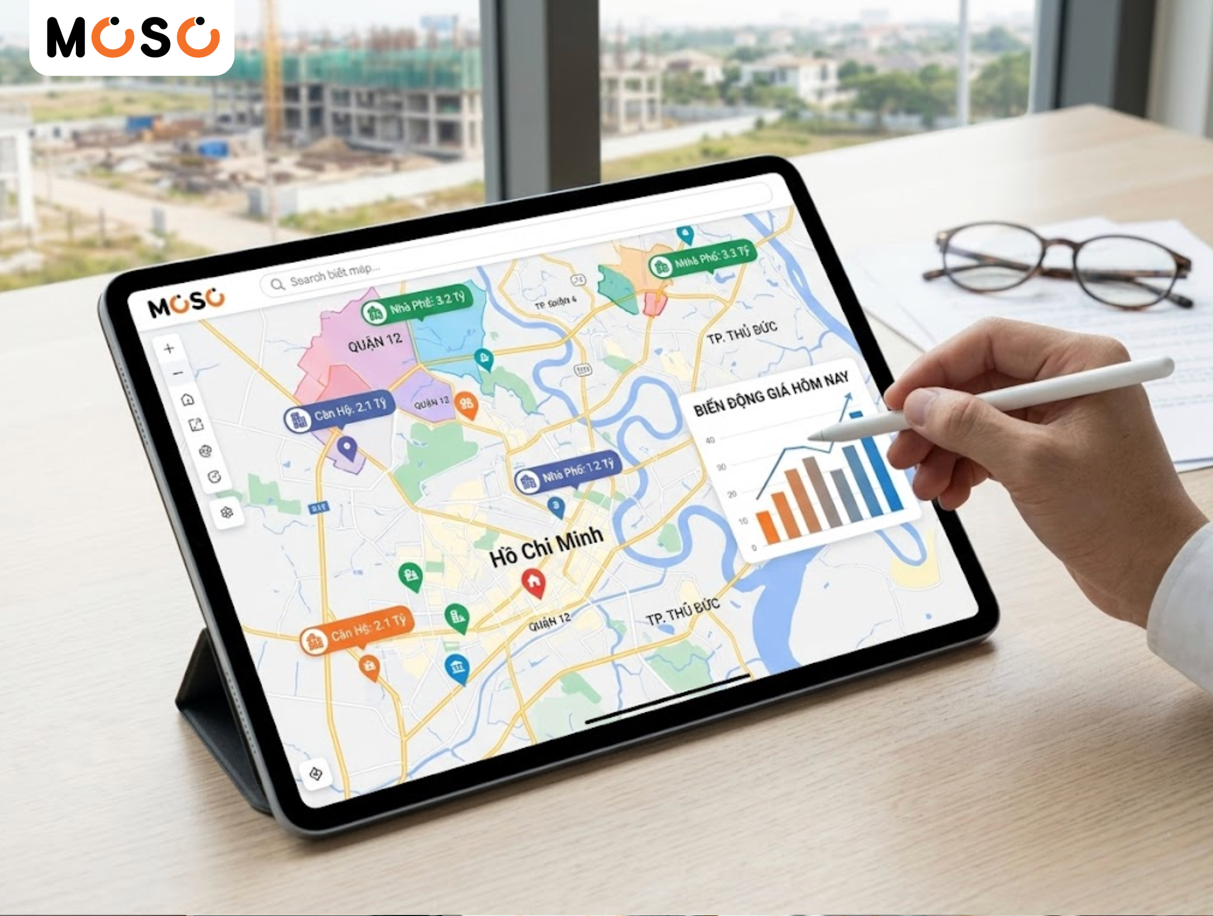 MOSO - Cập nhật giá từng khu vực hỗ trợ cụ thể minh bạch 