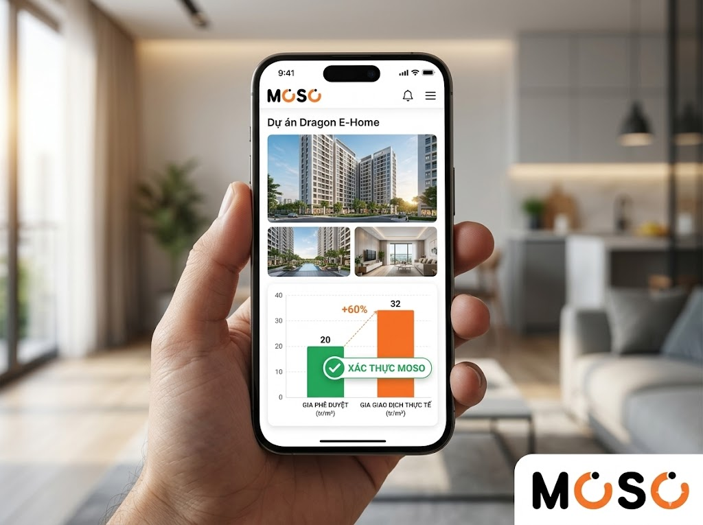 So Sánh Giá Thực Tế Và Đã Xác Thực từ MOSO