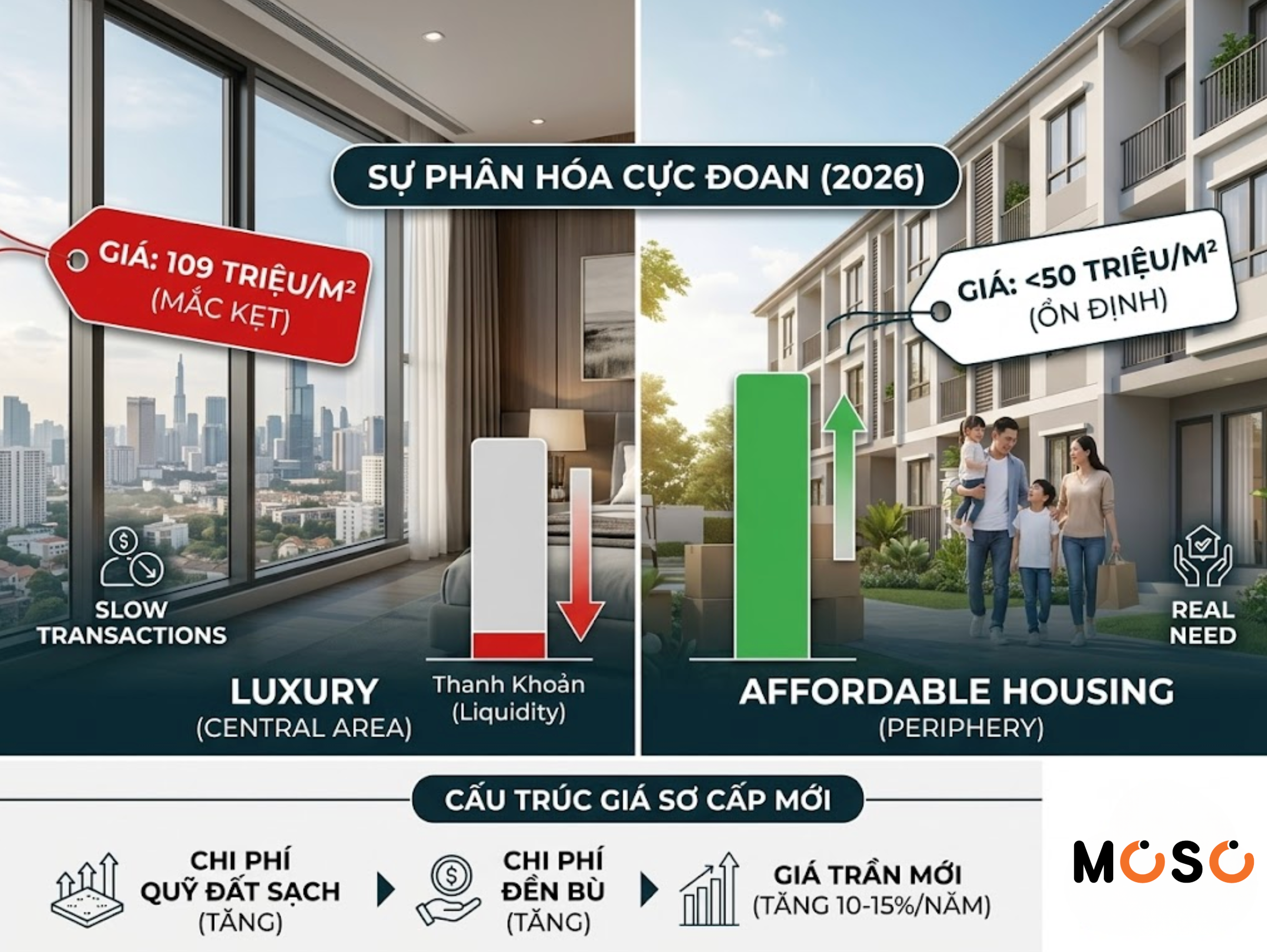 Thị trường sơ cấp phân bổ không đồng đều 
