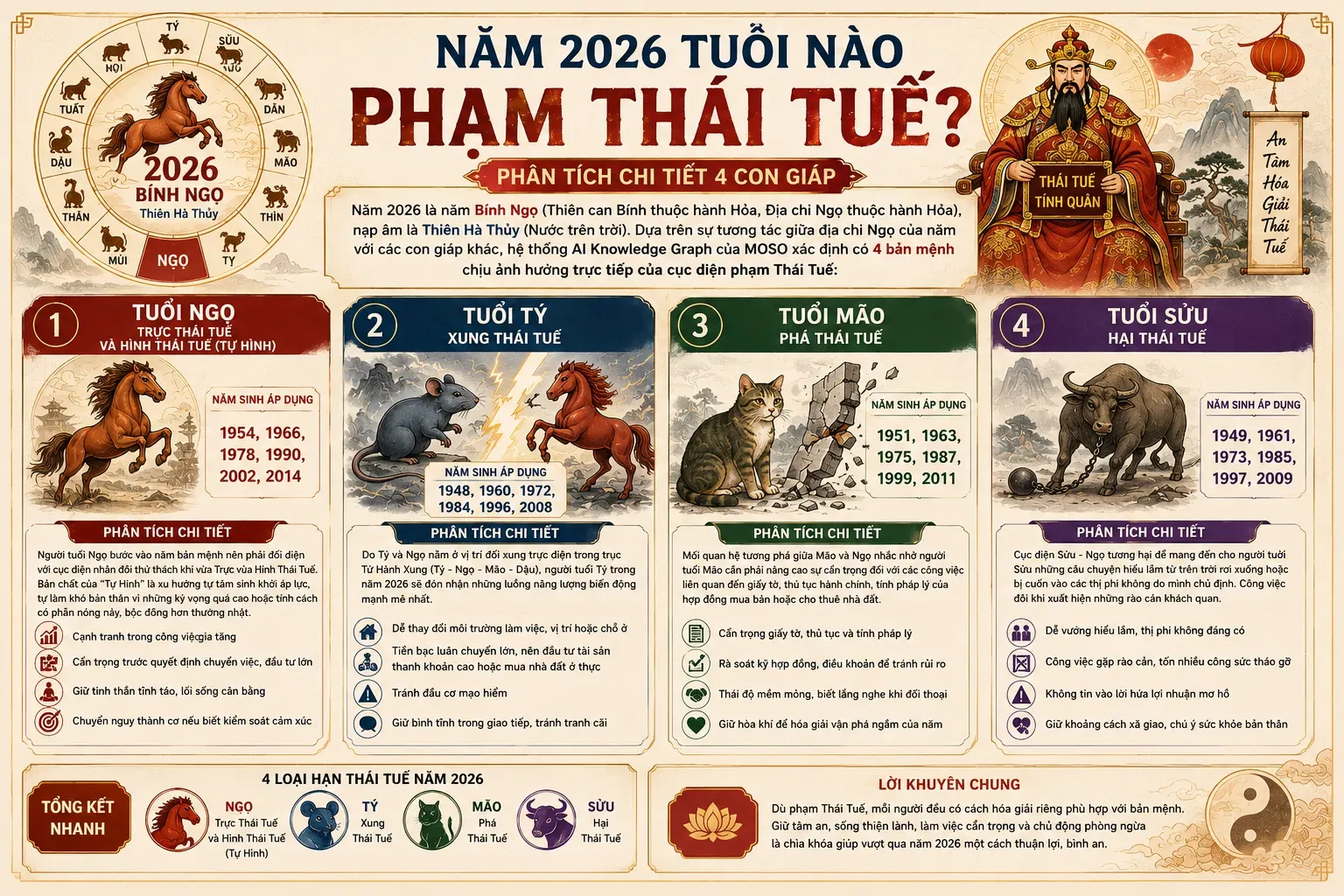 Tính tuổi phạm thái tuế 