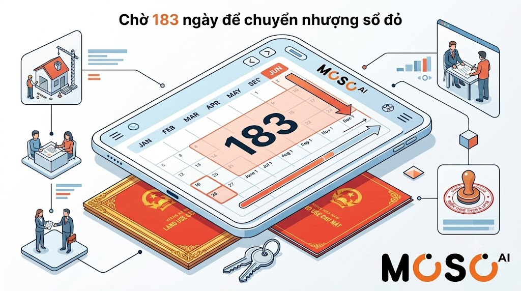 Chờ tối thiểu 183 ngày để nhận sổ