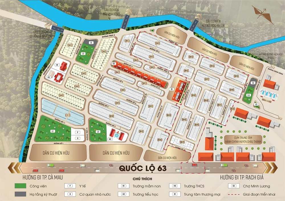 Khu đô thị chợ mới & TTTM Minh Lương